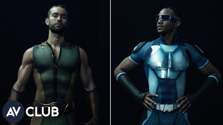 <i>The Boys</i>' Chace Crawford and Jessie T. Usher on gills, butts, and running very, very fast